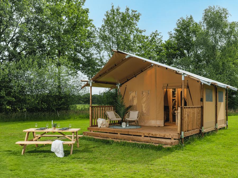 Tente en toile et en bois 5 personnes - Glamptent Basic 0