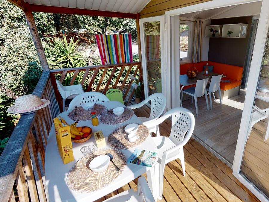 Mobilhome 4 personnes - Méditerranée - 24m² - 2 chambres 1