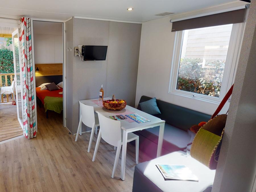 Mobilhome 4 personnes - Castellet - 28 m² - 2 chambres + plancha 2