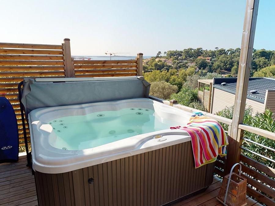 Mobilhome 4 personnes - Key West avec Spa - 38m² - 2 chambres 3