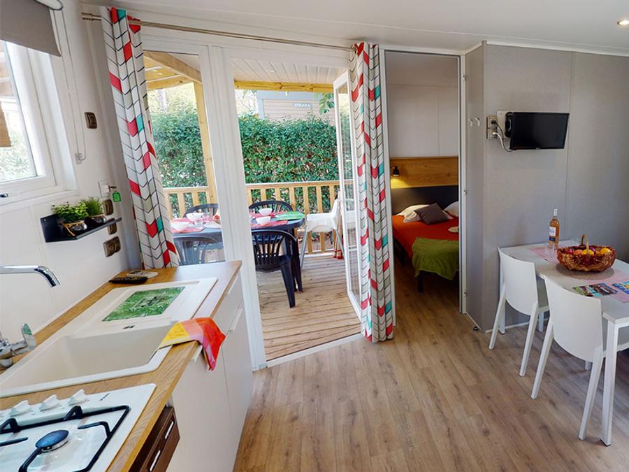 Mobilhome 4 personnes - Mobil home Cassis - 28 m² - 2 chambres 2