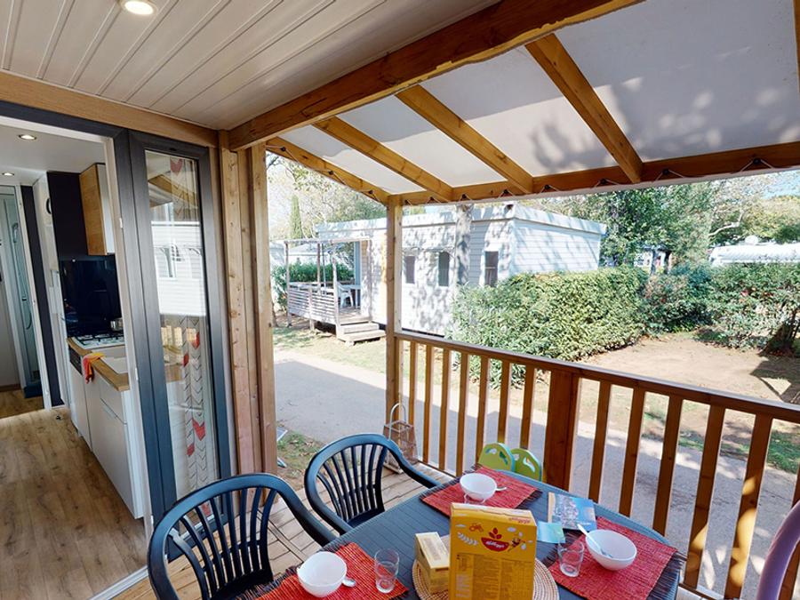 Mobilhome 4 personnes - Mobil home Cassis - 28 m² - 2 chambres 1