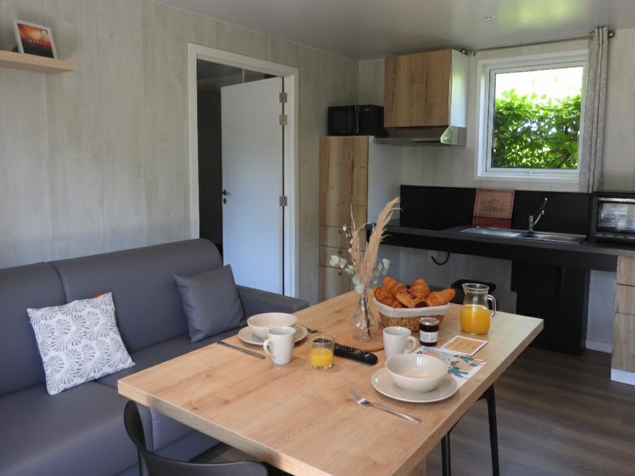 Mobilhome 4 personnes - MOBIWOOD 40 PMR - 2 Chambres 2
