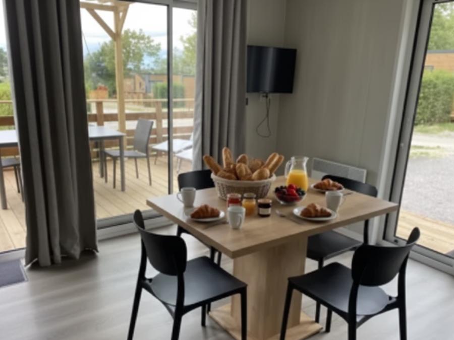 Mobilhome 4 personnes - MOBIWOOD 36 avec son JACUZZI PRIVATIF - 2 Chambres 3