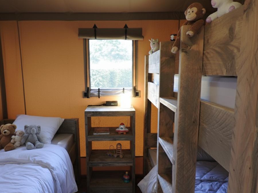Tente en toile et en bois 5 personnes - WOODLODGE 5