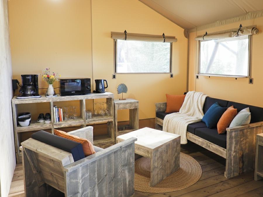 Tente en toile et en bois 5 personnes - LUXURY SAFARI LODGE 2