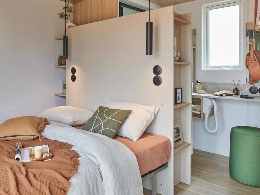 Mobilhome 2 personnes - Sunêlia Luxe TAOS S2 2 pers. 1 ch. 1 sdb. avec ou sans jacuzzi privatif 1