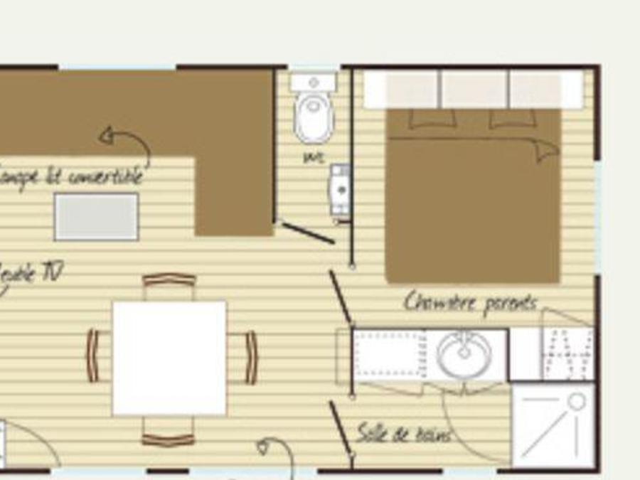 Mobilhome 4 personnes - MH2 VIP SUMBA 32 m² 6