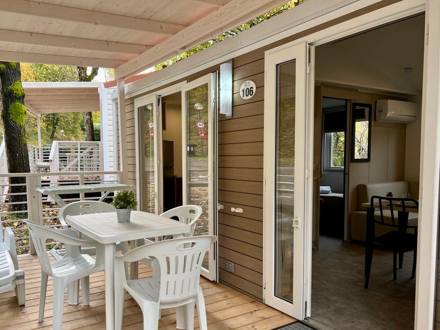 Mobilhome 2 personnes - (2 personnes incluses - 2 personnes supplémentaires possibles moyennant un supplément, veuillez contacter le camping) 0