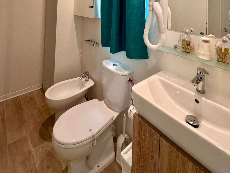 Mobilhome 2 personnes - Mobil-home Premium avec 2 chambres - 2 salles de bain (2 personnes incluses - 2 personnes supplémentaires possibles moyennant supplément, veuillez contacter le camping) 7