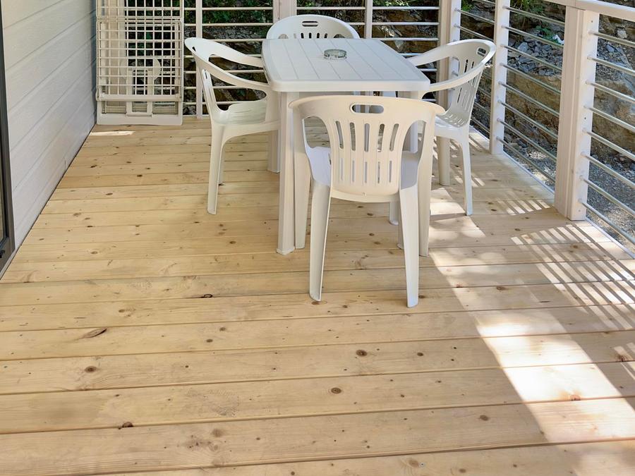Mobilhome 2 personnes - Mobil-home de luxe avec 2 chambres - 2 salles de bain (2 personnes incluses - 2 personnes supplémentaires possibles avec supplément, veuillez contacter le camping) 1