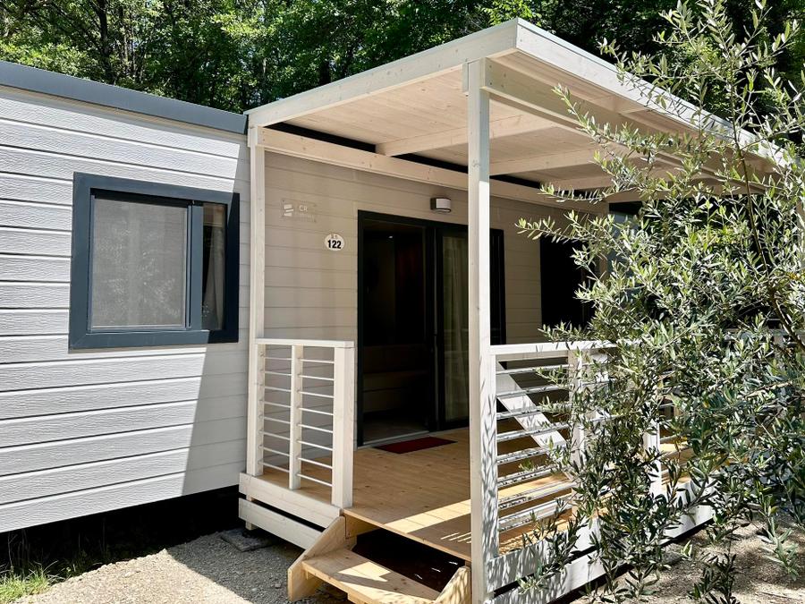 Mobilhome 2 personnes - Mobil-home de luxe avec 2 chambres - 2 salles de bain (2 personnes incluses - 2 personnes supplémentaires possibles avec supplément, veuillez contacter le camping) 0