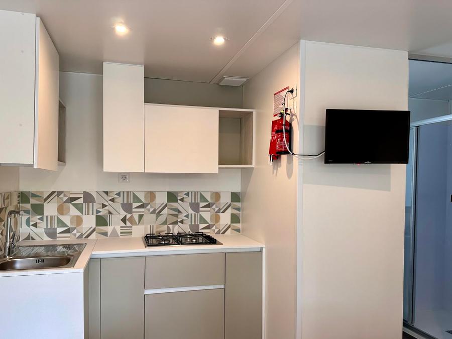 Mobilhome 2 personnes - Mobil-home supérieur avec 3 chambres - 2 salles de bain (2 personnes incluses - 4 personnes supplémentaires possibles avec supplément, contacter le camping) 3
