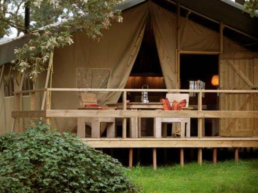 Tente en toile et en bois 4 personnes - Corsica Lodge, 2 chambres - arrivée le samedi en haute saison 1