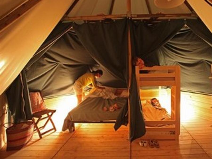 Tente en toile et en bois 4 personnes - Tente Lodge - Sans sanitaires - arrivée le samedi en haute saison 3