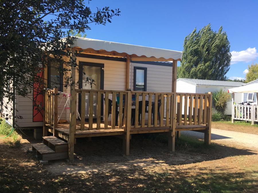 Mobilhome 4 personnes - 2 chambres compact 24 m2 avec terrasse couverte 10 m2 7