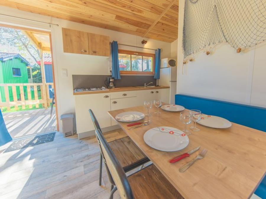 Mobilhome 4 personnes - 2 CHAMBRES BOIS 3
