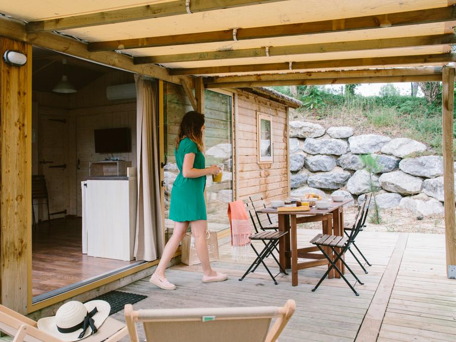 Chalet 4 personnes - CABANE BALI 2ch 4 pers 4