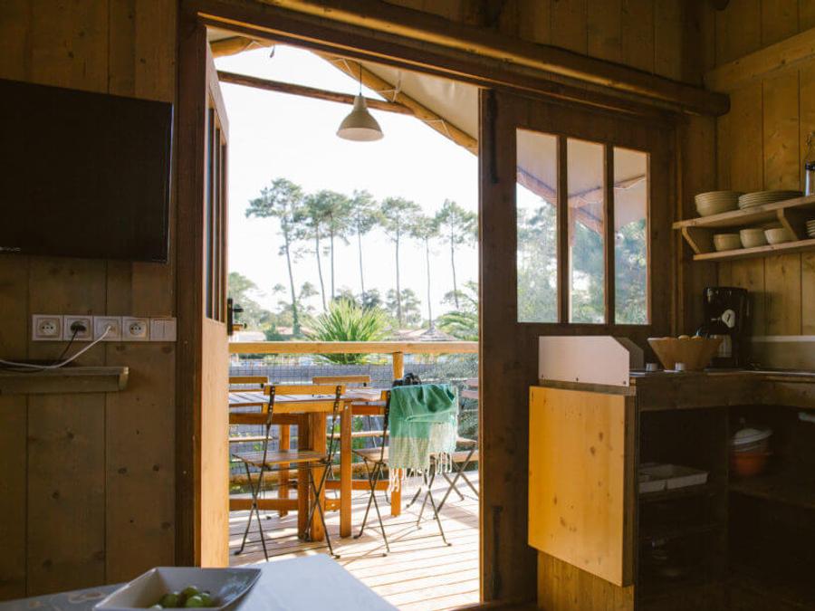 Chalet 4 personnes - CABANE AFRICA 2 ch 4 pers 4