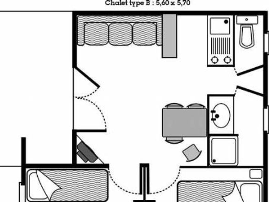 Chalet 6 personnes - ROUERGAT 9