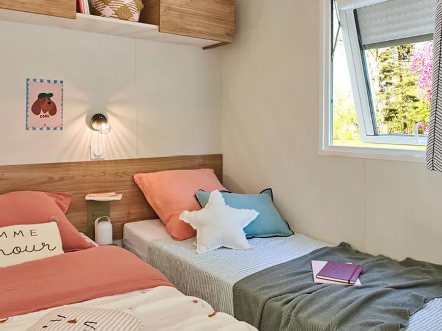 Mobilhome 6 personnes - Mobil Home Aqua 2ch 4/6pers Terrasse Semi-couverte Clim TV 3