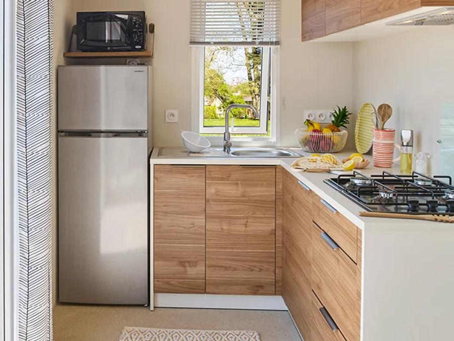 Mobilhome 6 personnes - Mobil Home Aqua 2ch 4/6pers Terrasse Semi-couverte Clim TV 1