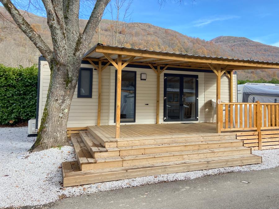 Mobilhome 4 personnes - Confort 27m² - 2 chambres + Terrasse couverte + Clim réversible + TV 0