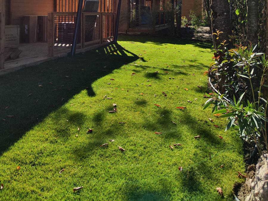 Chalet 4 personnes - Confort 35m² - 2 chambres + Terrasse couverte + Clim réversible + TV 0