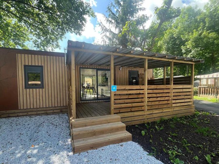 Mobilhome 4 personnes - Premium 40m² - 2 chambres + Terrasse couverte + Clim réversible + TV 0