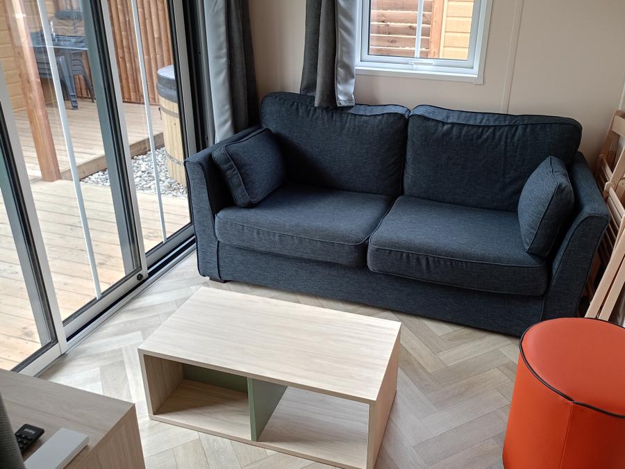 Chalet 6 personnes - SPA Confort 42m² - 3 chambres + Terrasse couverte + Clim réversible + TV 1