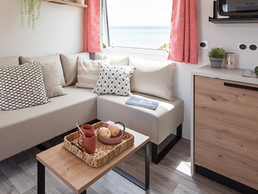 Mobilhome 6 personnes - Confort 36m² - 3 chambres + Terrasse couverte + Clim réversible + TV 4