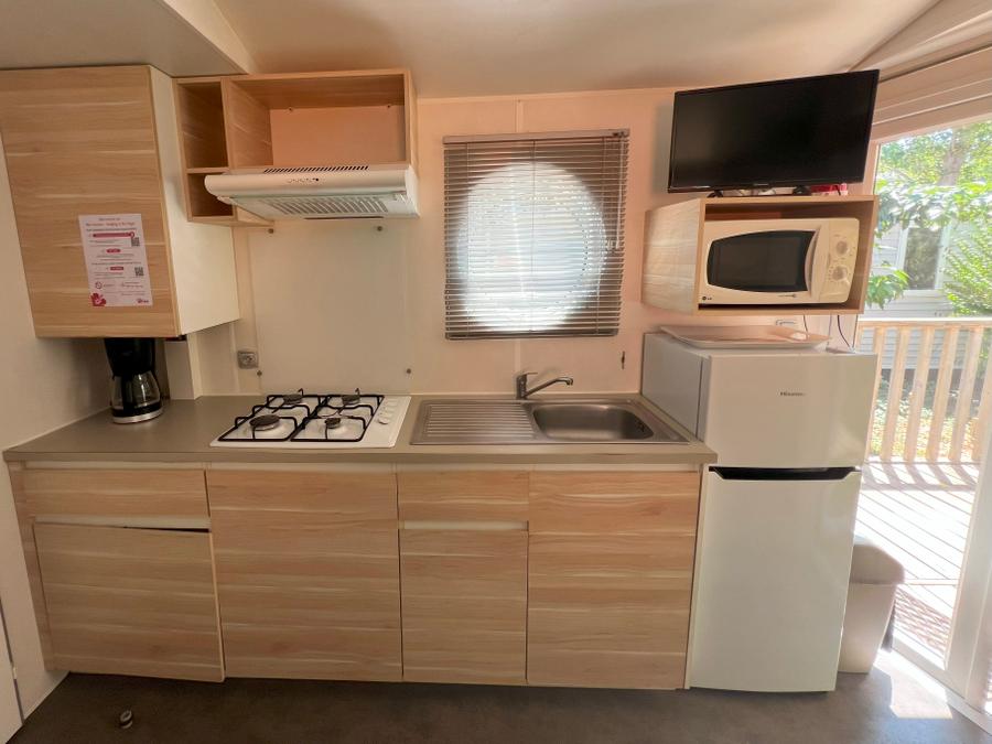 Mobilhome 6 personnes - 2 chambres - TV - CLIM 1