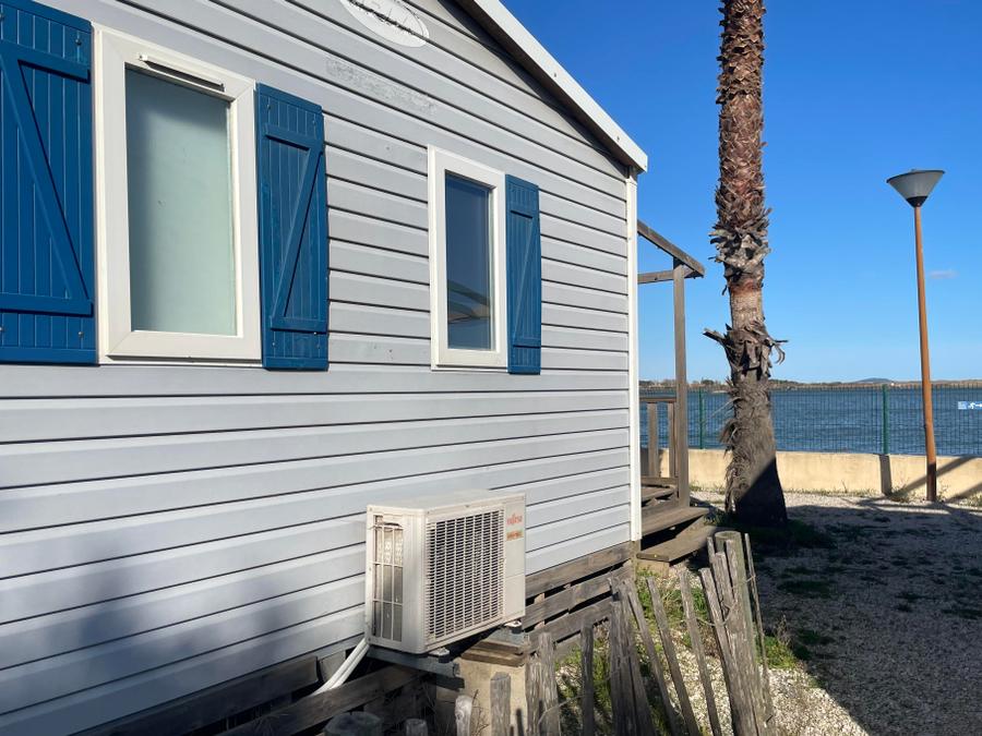 Mobilhome 2 personnes - 1 chambre bord d'étang, 16m2 catégorie 1 4
