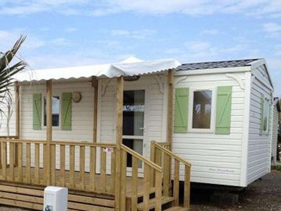 Mobilhome 4 personnes - 2 chambres bord d'etang, 23m2 catégorie 2 0
