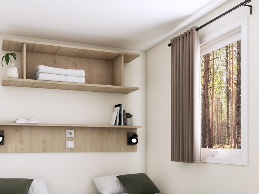 Mobilhome 4 personnes - COTTAGE PRIVILEGE - Vue Réserve Africaine 4