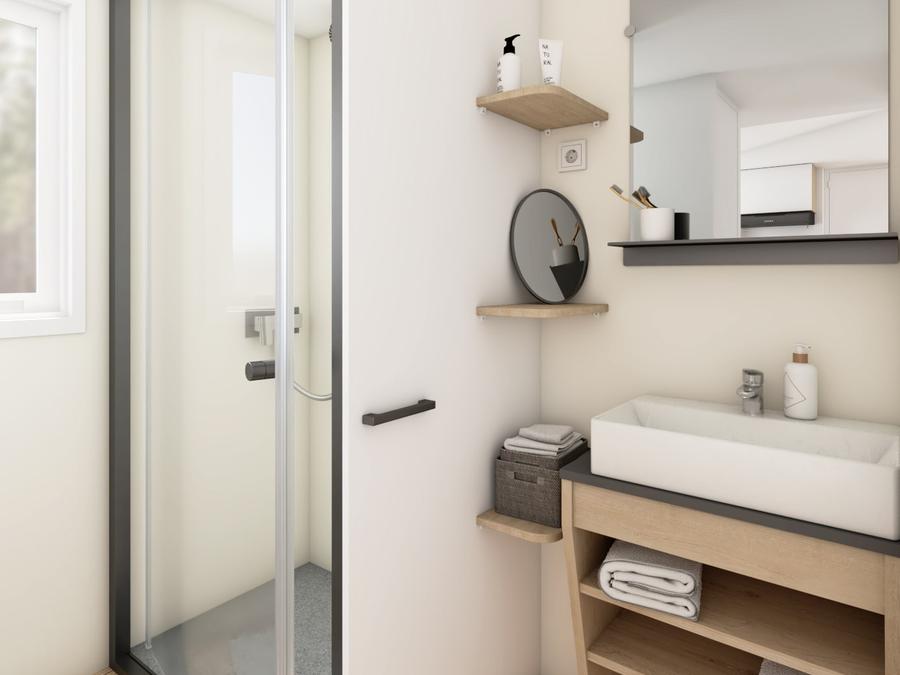 Mobilhome 4 personnes - COTTAGE PRIVILEGE - Vue Réserve Africaine 6