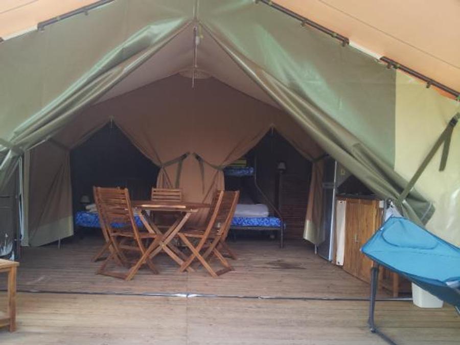 Tente en toile et en bois 5 personnes - Ciela Nature - 2 chambres (sans sanitaire) 4