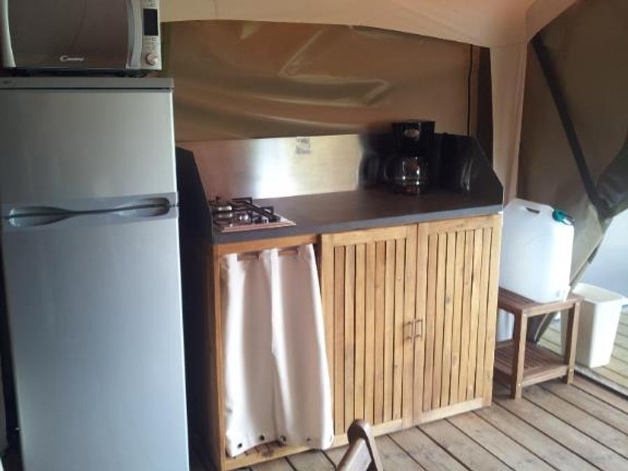 Tente en toile et en bois 5 personnes - Ciela Nature - 2 chambres (sans sanitaire) 5