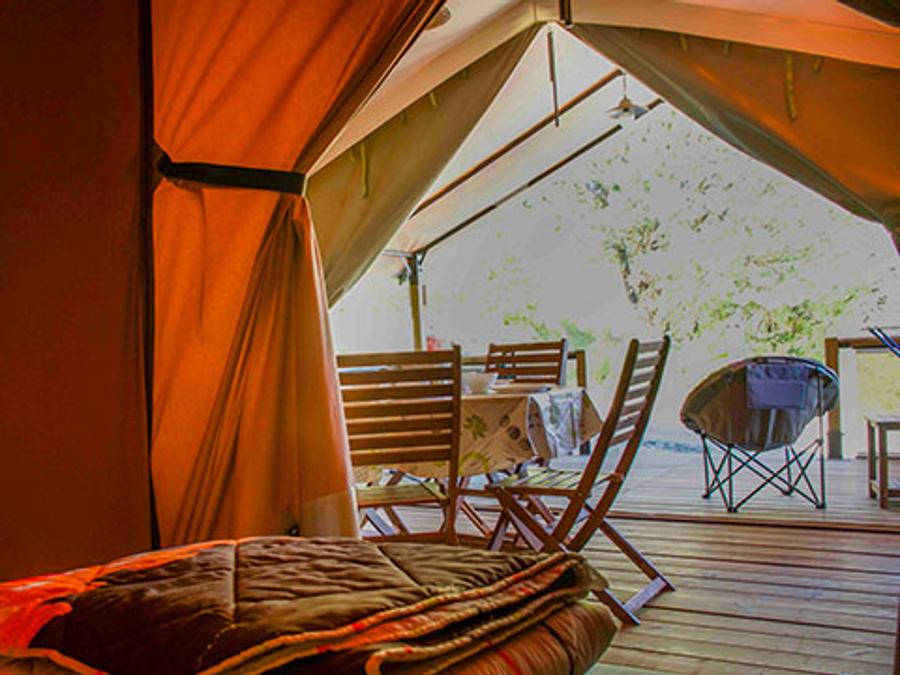 Tente en toile et en bois 5 personnes - Ciela Nature - 2 chambres (sans sanitaire) 3