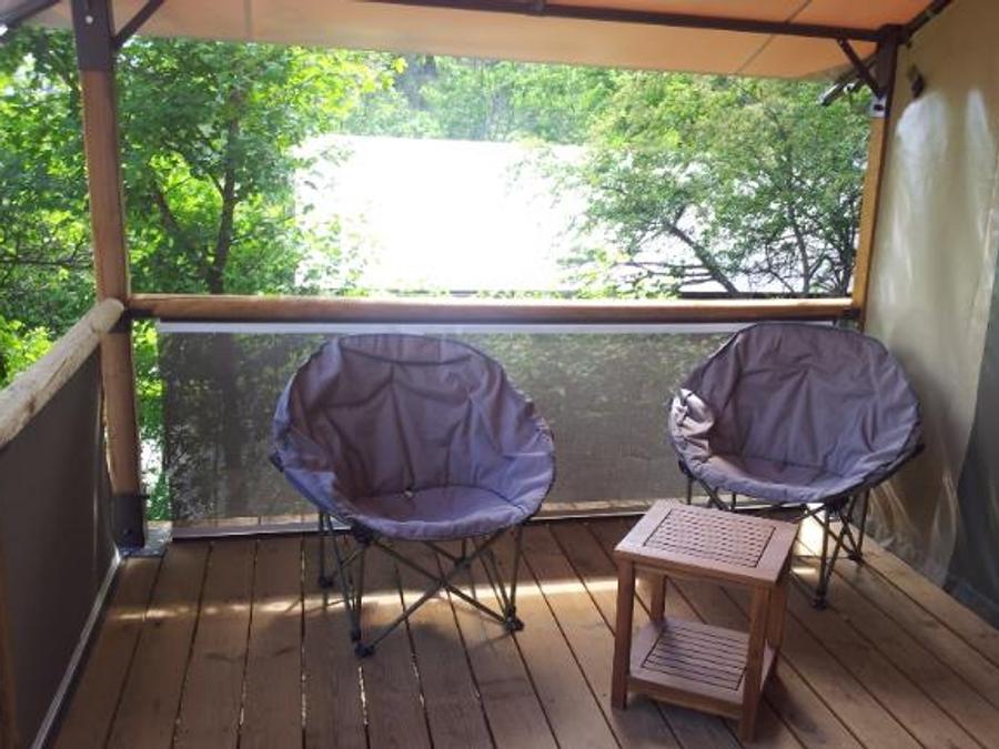 Tente en toile et en bois 5 personnes - Ciela Nature - 2 chambres (sans sanitaire) 6