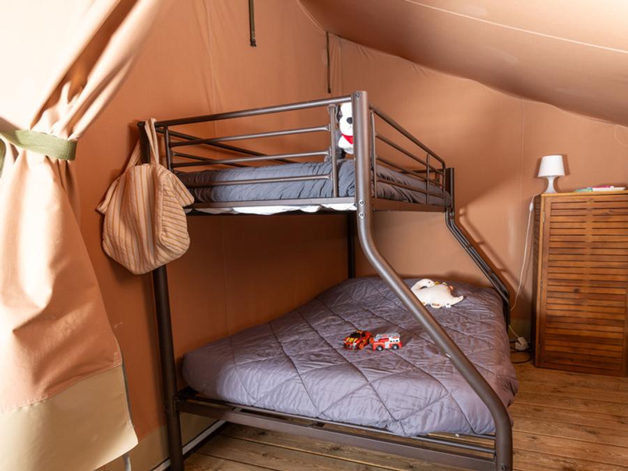 Tente en toile et en bois 5 personnes - Ciela Nature - 2 chambres (sans sanitaire) 12