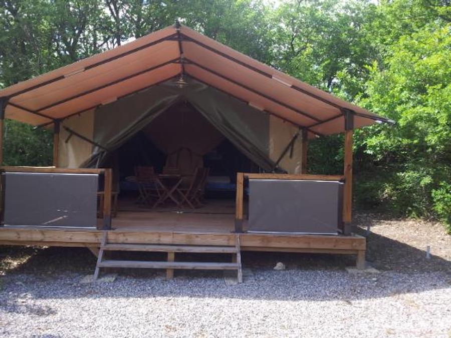 Tente en toile et en bois 5 personnes - Ciela Nature - 2 chambres (sans sanitaire) 0