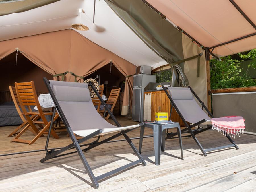 Tente en toile et en bois 5 personnes - Ciela Nature - 2 chambres (sans sanitaire) 8