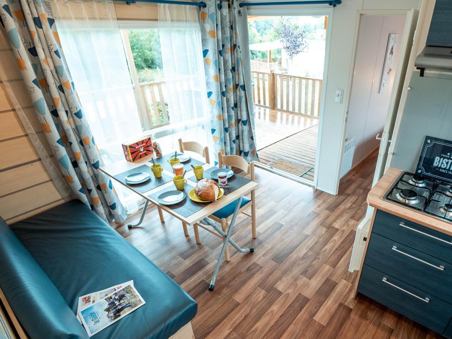 Mobilhome 4 personnes - LOGGIA en arrivée Samedi 2