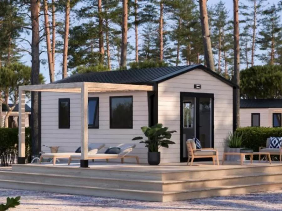 Mobilhome 2 personnes - Cottage 1 chambre 2 personnes climatisé 0
