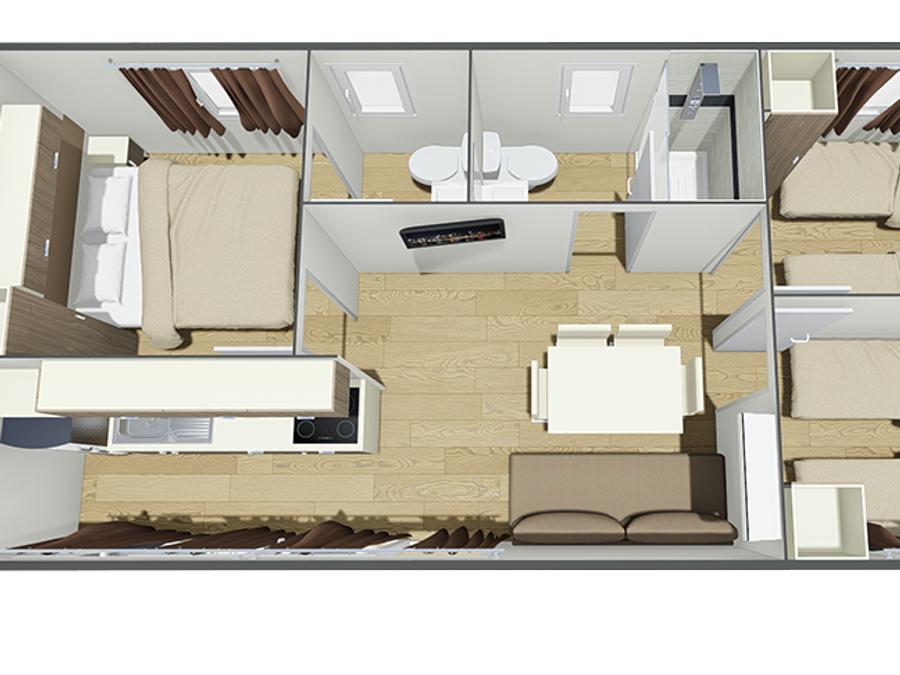 Mobilhome 6 personnes - MAXICARAVAN PRESTIGE 1
