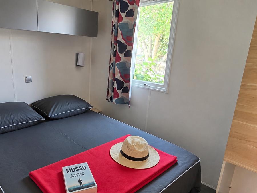 Mobilhome 4 personnes - Mobile-home Aglandau Confort 20m² - 1 chambre - terrasse semi-couverte 9