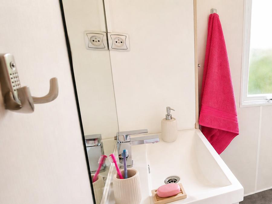 Mobilhome 4 personnes - Mobile-home Aglandau Confort 20m² - 1 chambre - terrasse semi-couverte 8