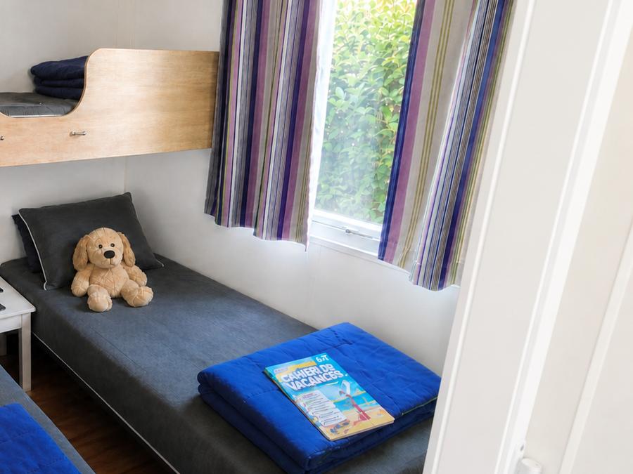 Mobilhome 5 personnes - Cottage Picholine Standard 25m² - 2 chambres - terrasse semi-couverte 10