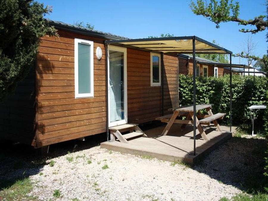 Mobilhome 5 personnes - Cottage Picholine Standard 25m² - 2 chambres - terrasse semi-couverte 0